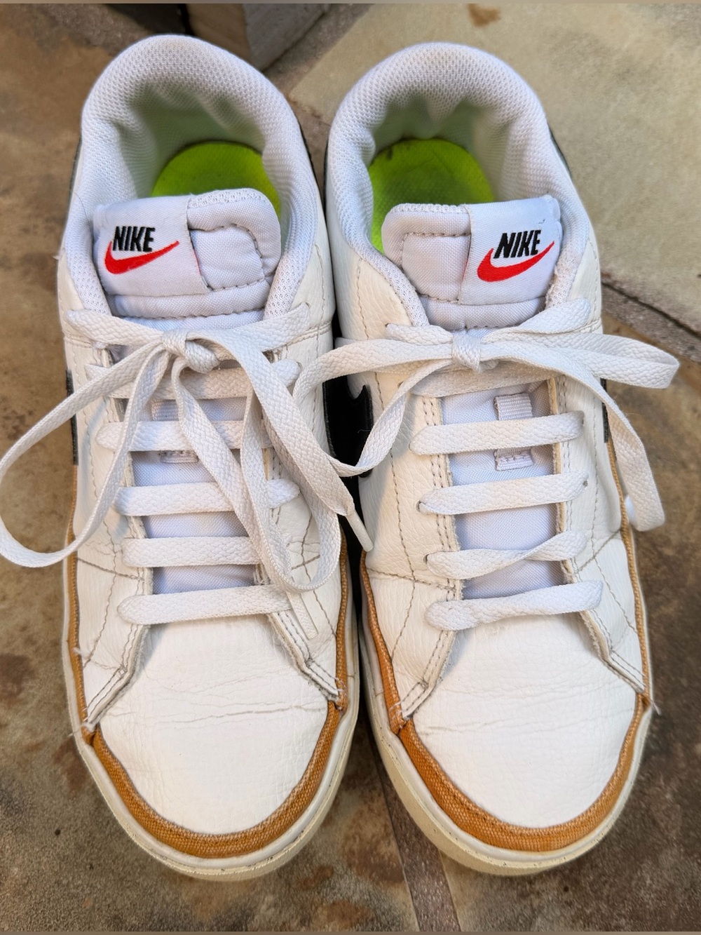Nike Court Legacy White Low-Top Sneakers - Picture 2 of 7